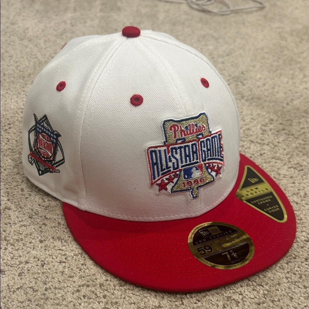 NWT New Era Phillies All-Star Game Hat - White and Red